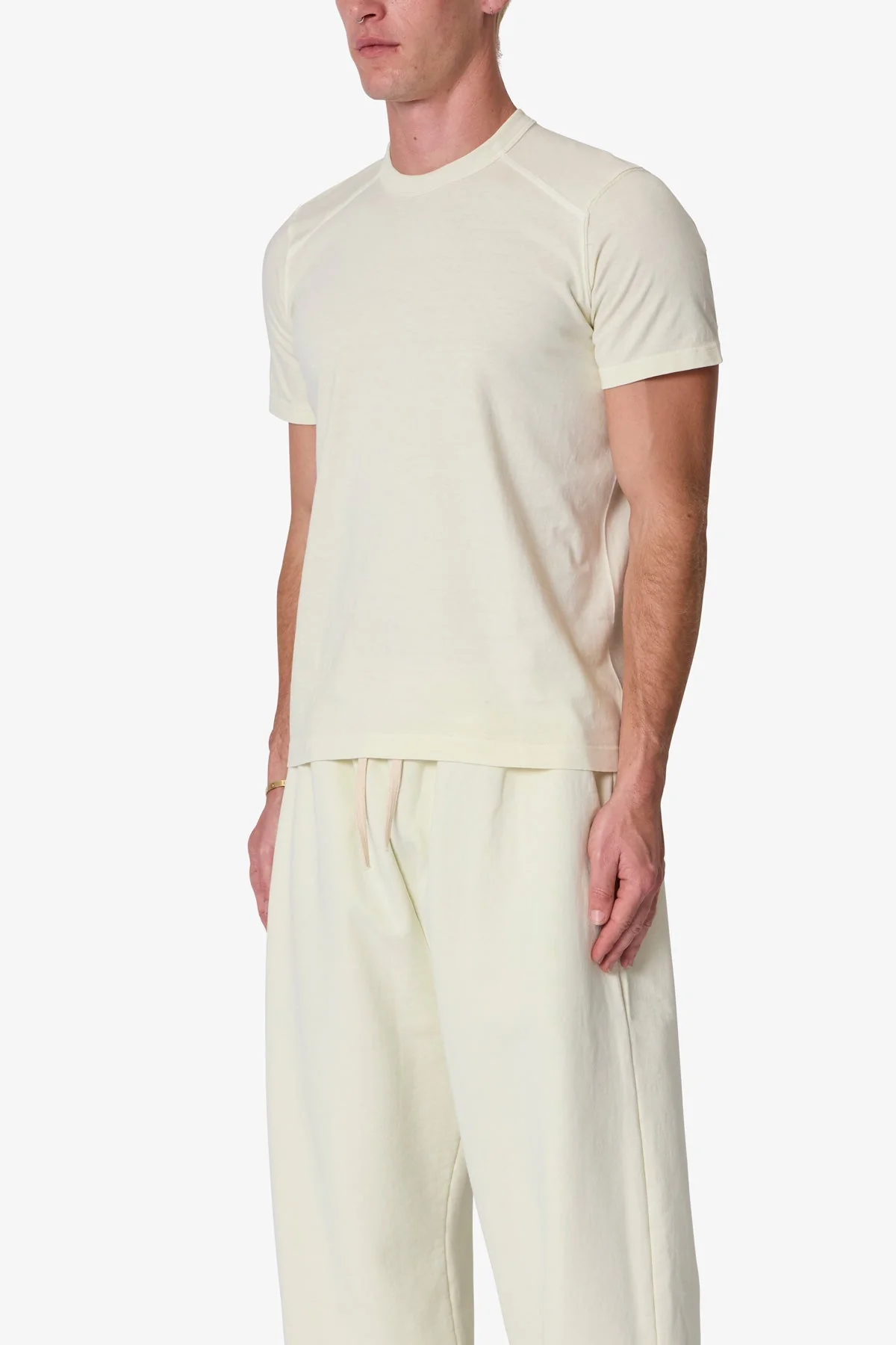 Tight Cropped Tee - Off White - Image 3