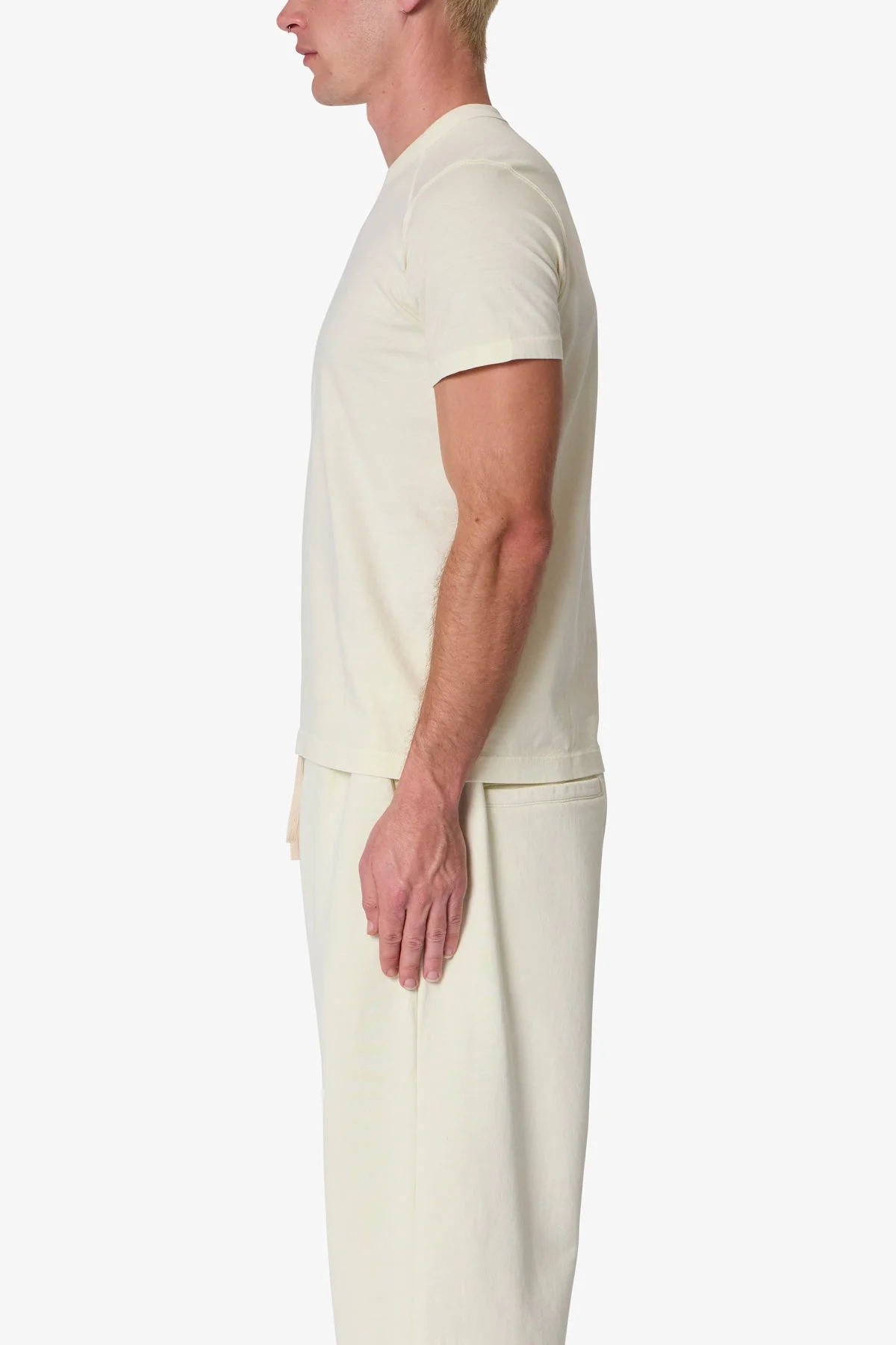 Tight Cropped Tee - Off White - Image 4