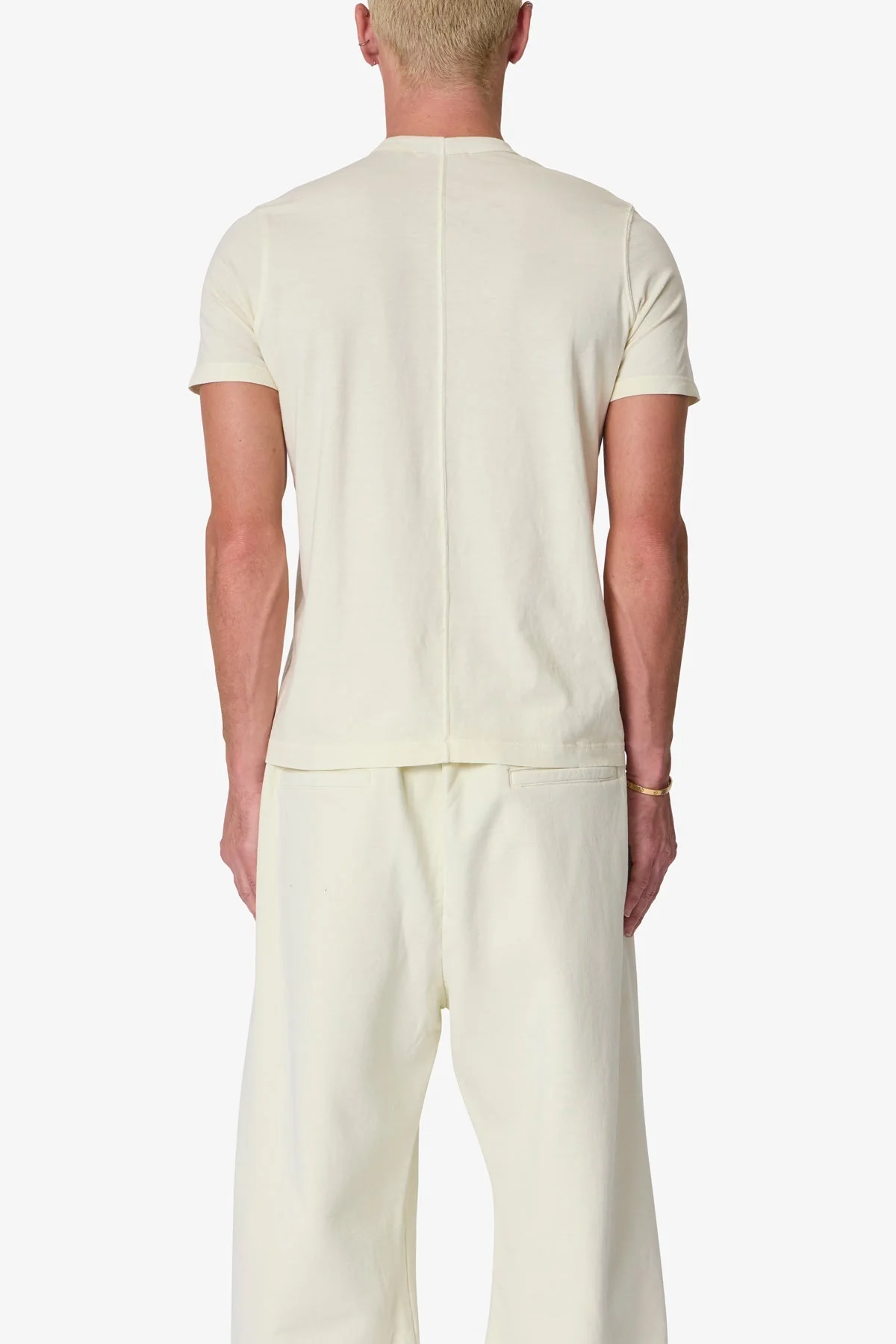 Tight Cropped Tee - Off White - Image 5