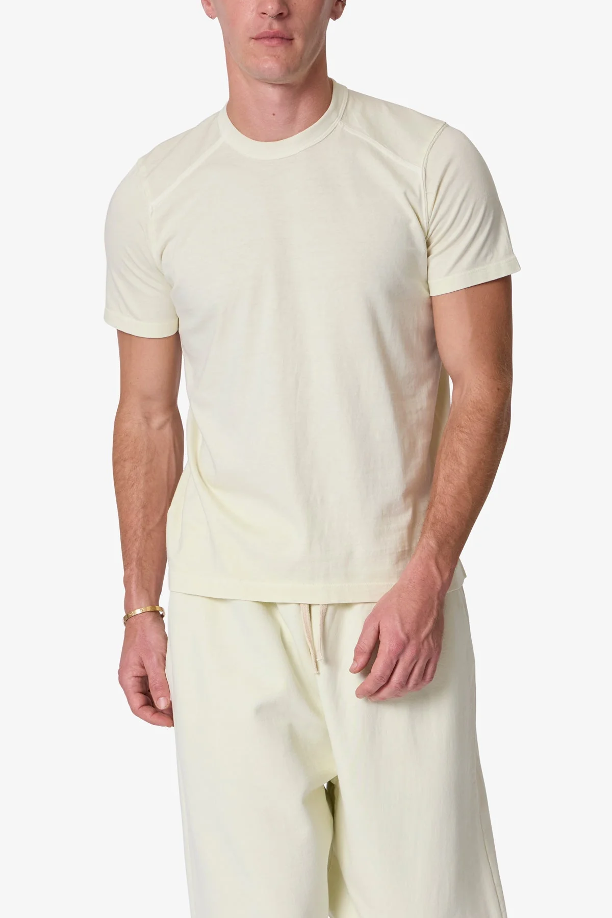 Tight Cropped Tee - Off White - Image 6