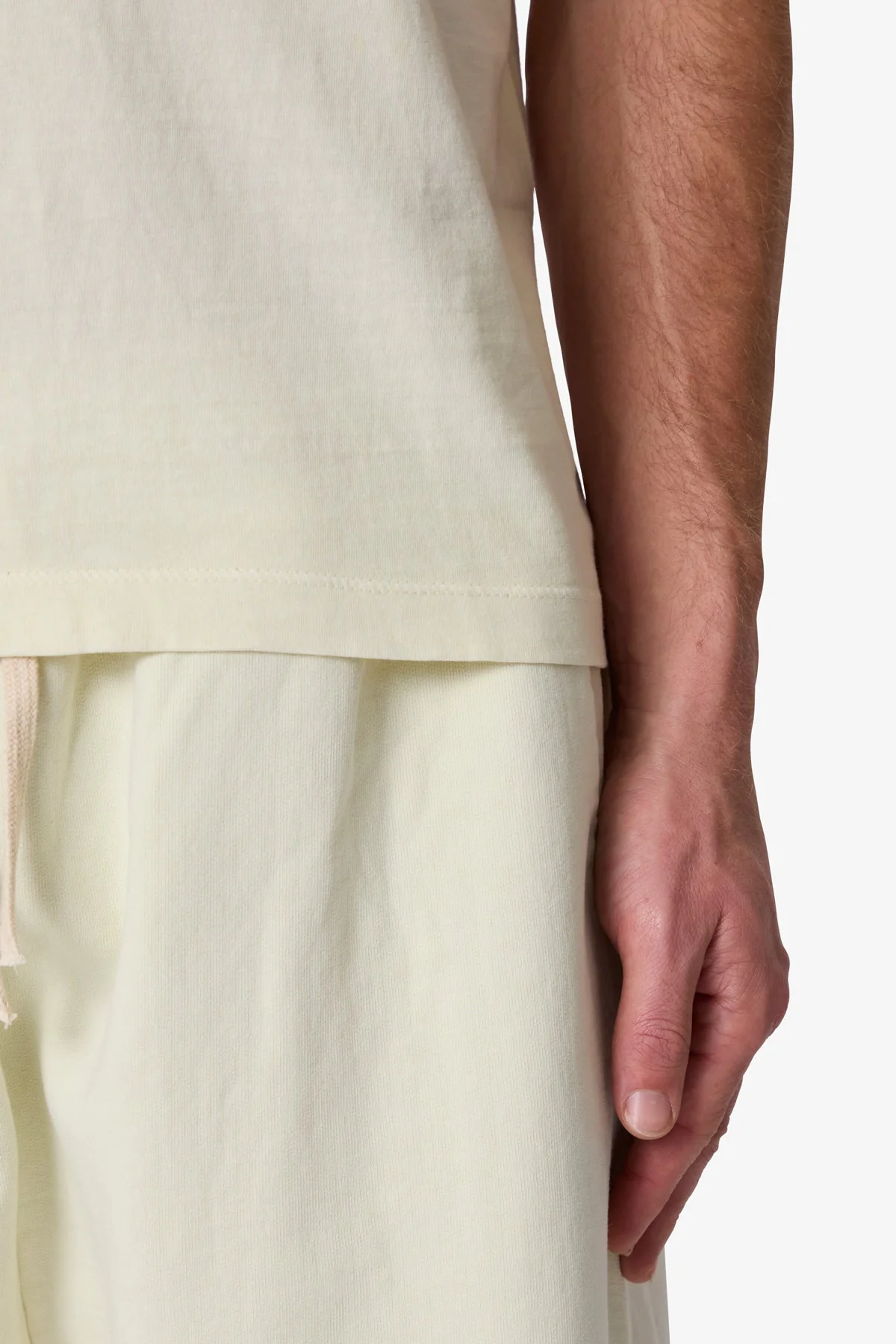 Tight Cropped Tee - Off White - Image 7