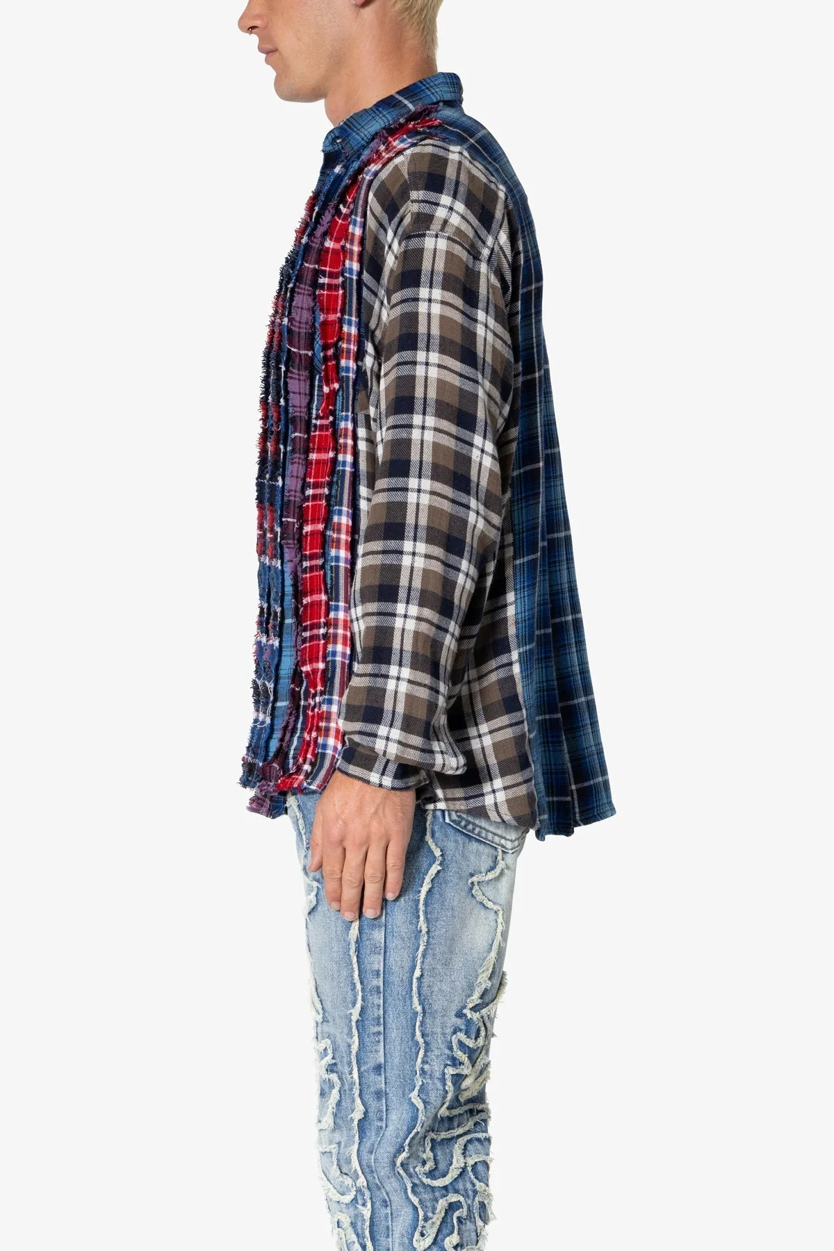 Tuxedo Vintage Flannel Shirt - Multi - Image 5
