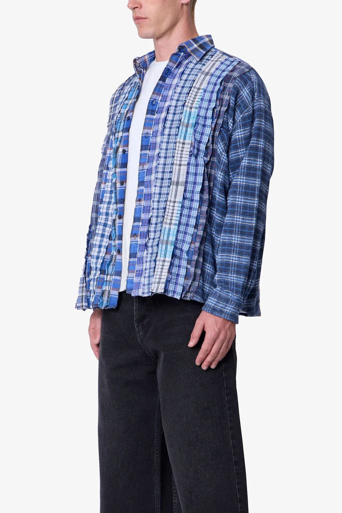 Tuxedo Vintage Flannel Shirt - Blue/Multi - Image 3