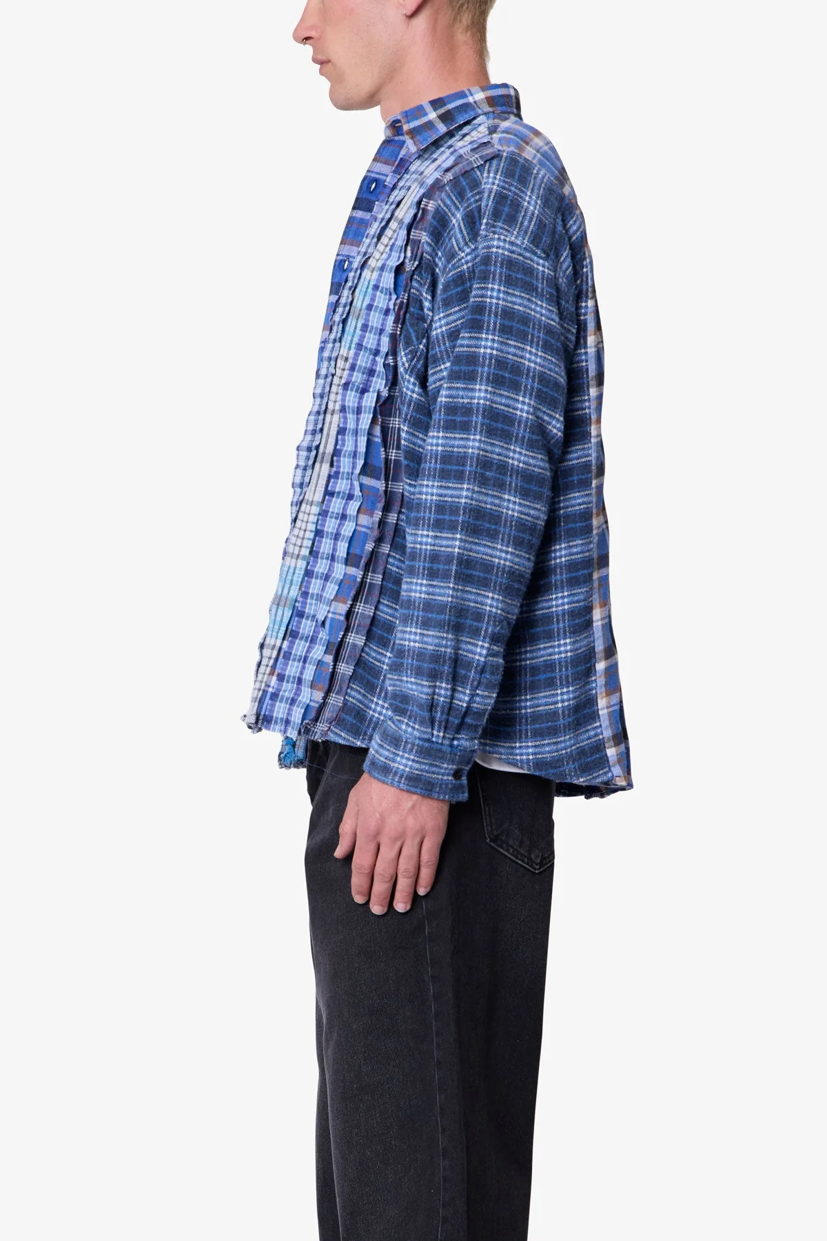 Tuxedo Vintage Flannel Shirt - Blue/Multi - Image 4