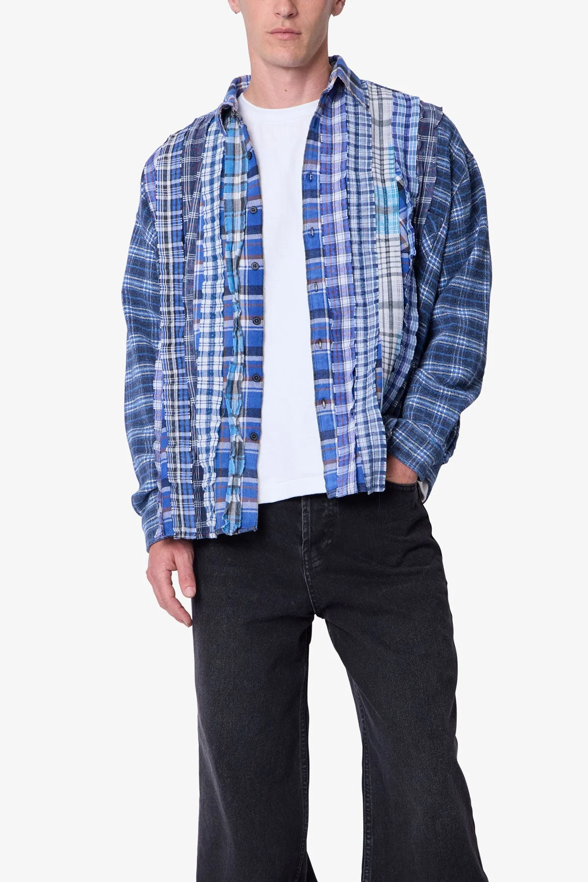 Tuxedo Vintage Flannel Shirt - Blue/Multi - Image 6