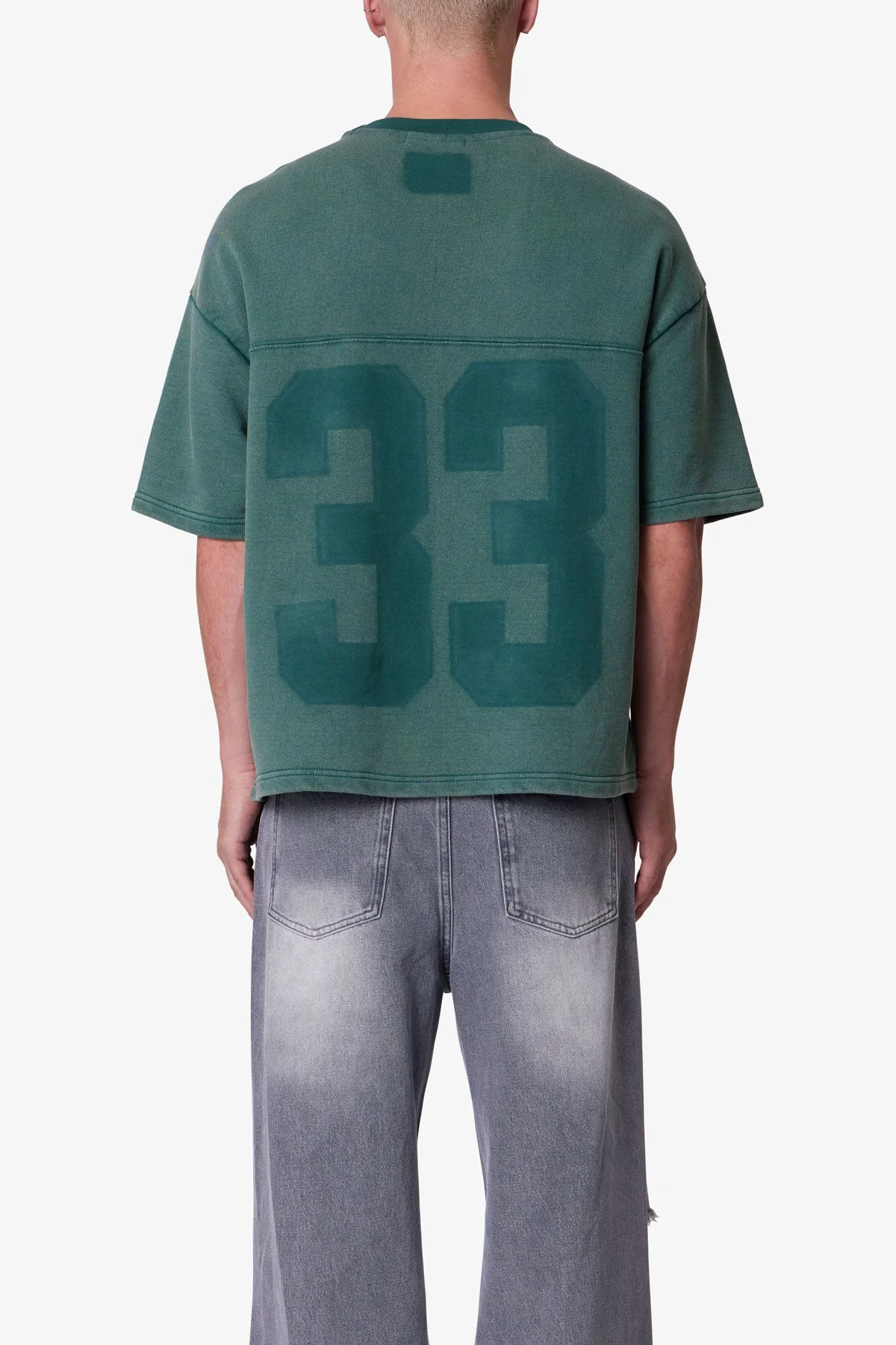 Vintage Terry Jersey Shirt - Green - Image 5