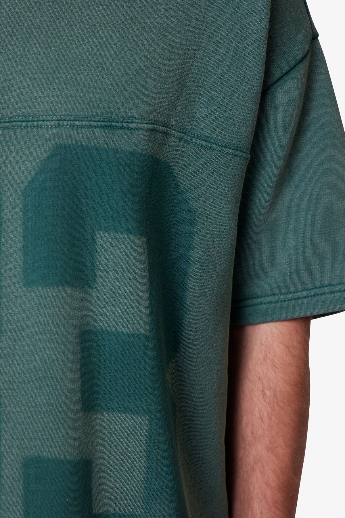 Vintage Terry Jersey Shirt - Green - Image 8