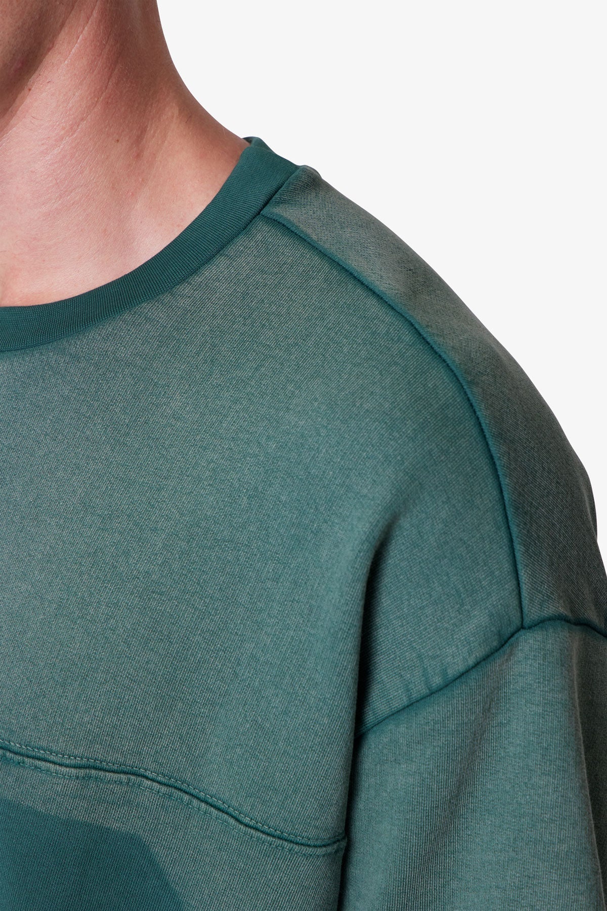 Vintage Terry Jersey Shirt - Green - Image 9