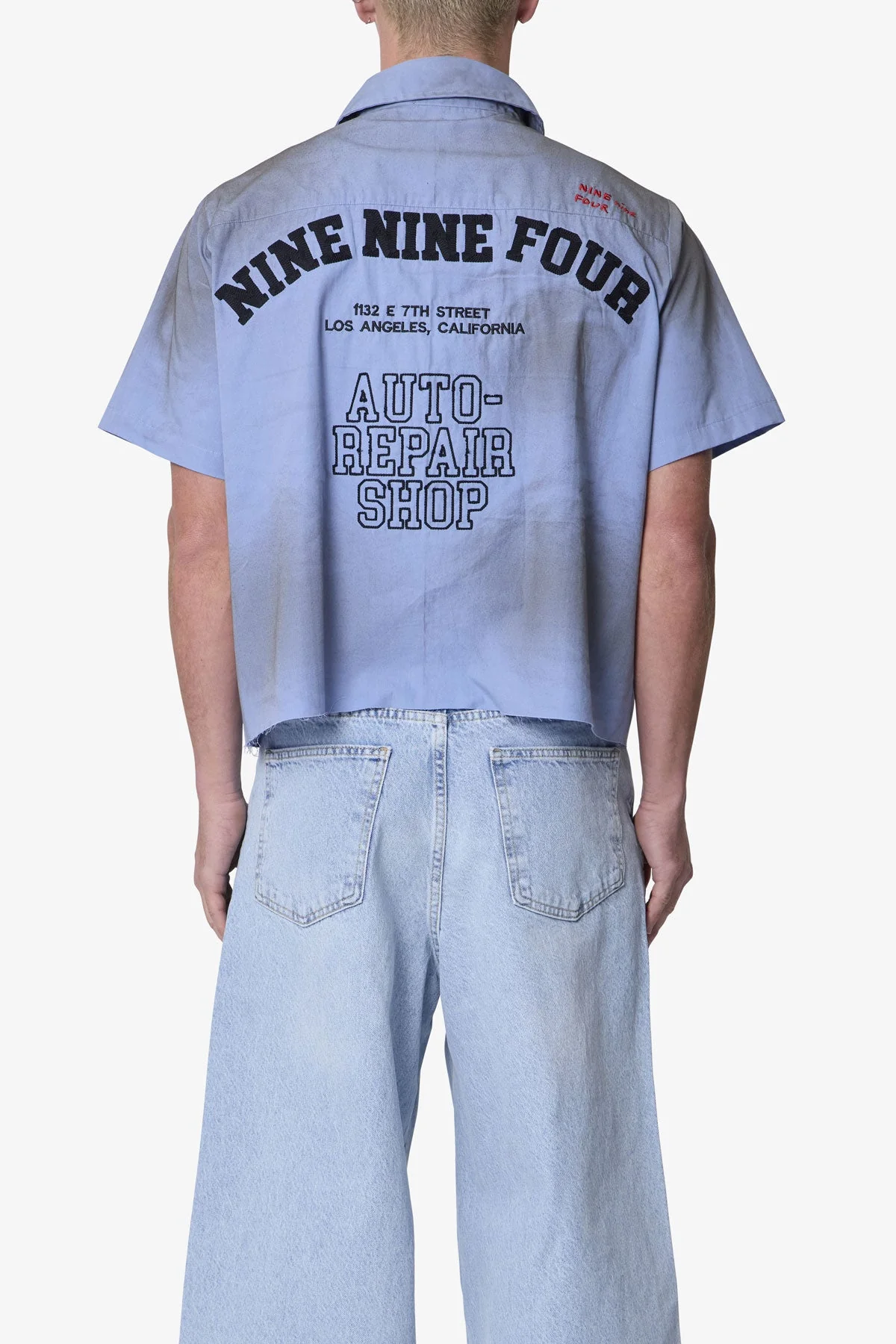 Vintage Work S/S Shirt - Light Blue - Image 5
