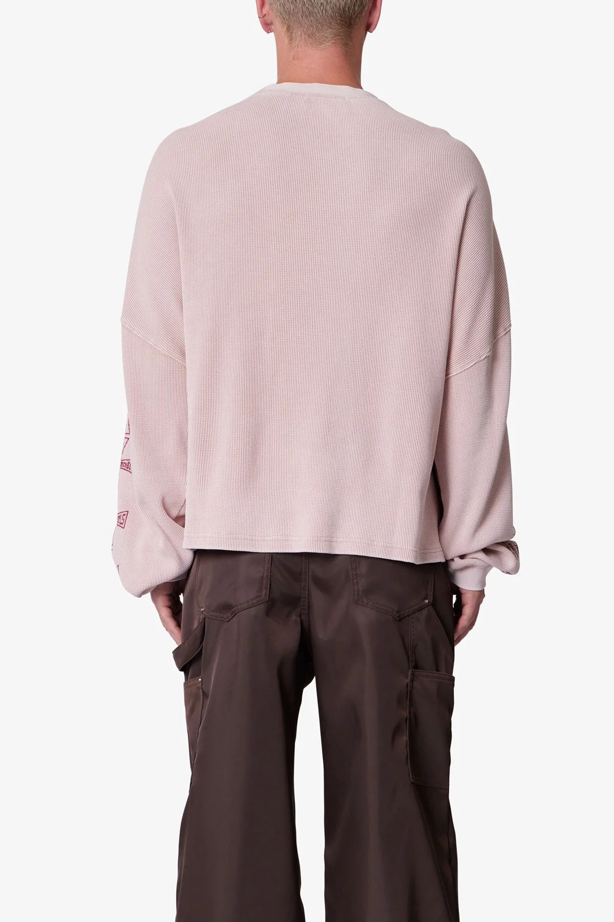 Washed LA Thermal Shirt - Faded Rose - Image 5