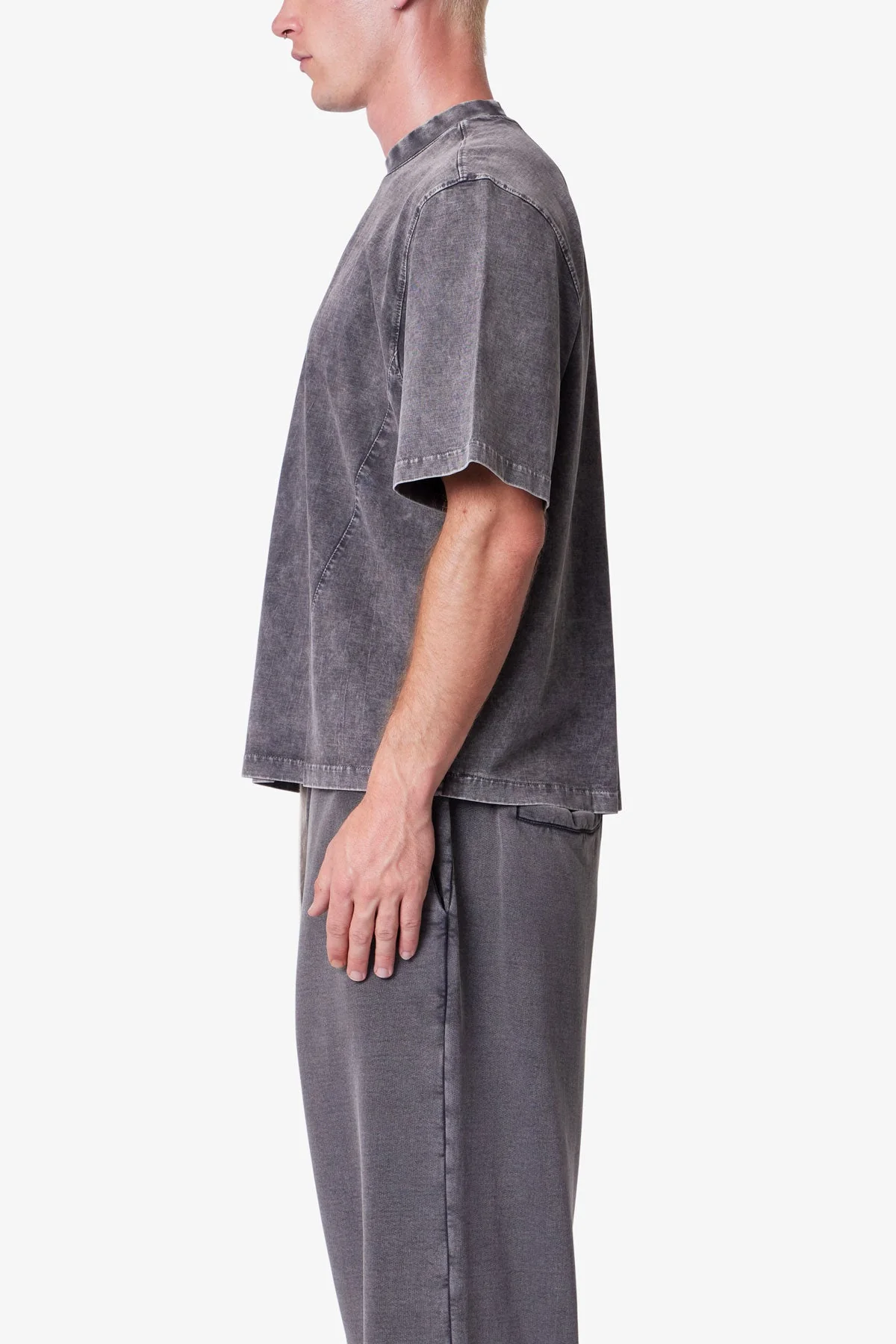 Washed Dart Tee - Vintage Black - Image 4