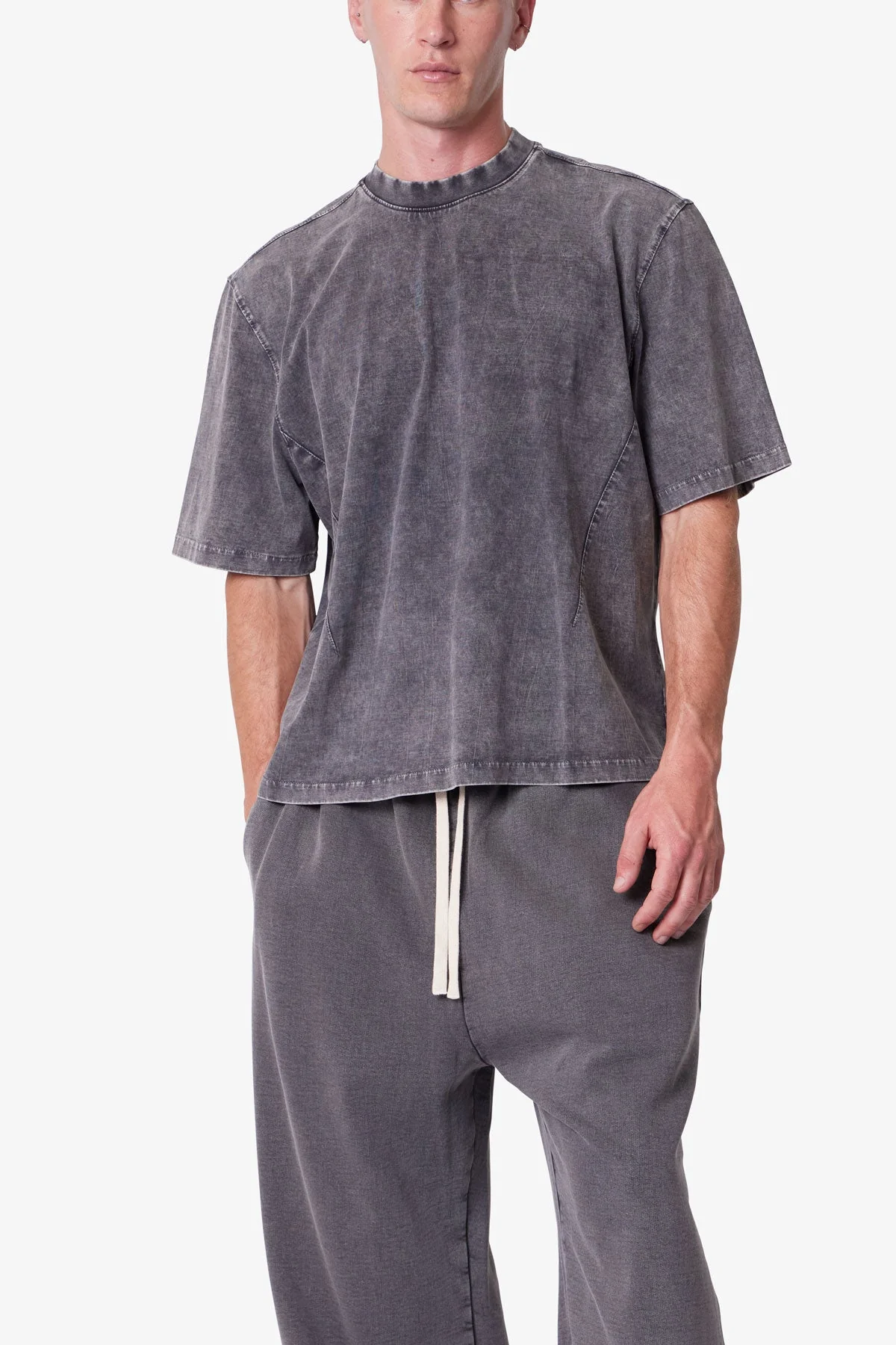 Washed Dart Tee - Vintage Black - Image 6