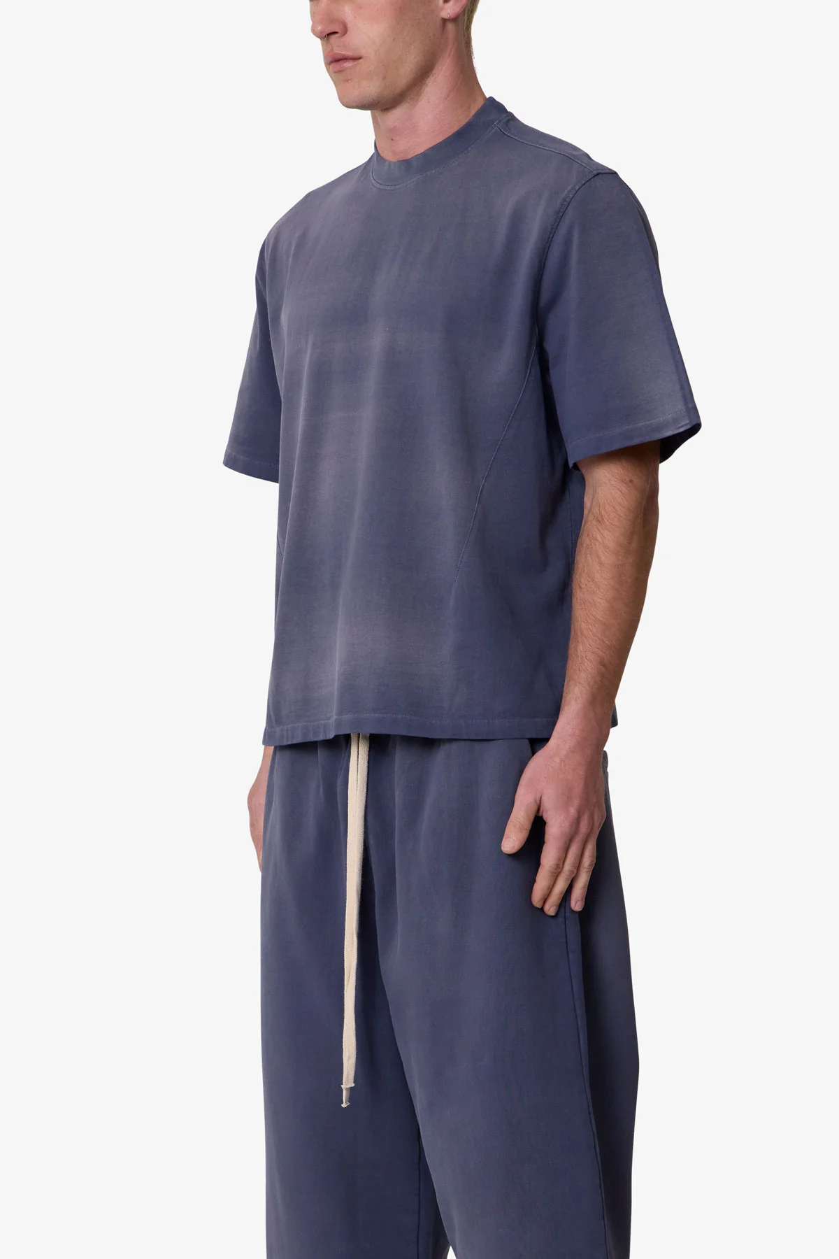 Washed Dart Tee - Washed Navy - Image 3