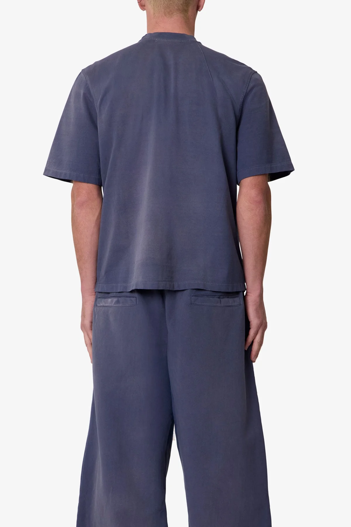 Washed Dart Tee - Washed Navy - Image 5