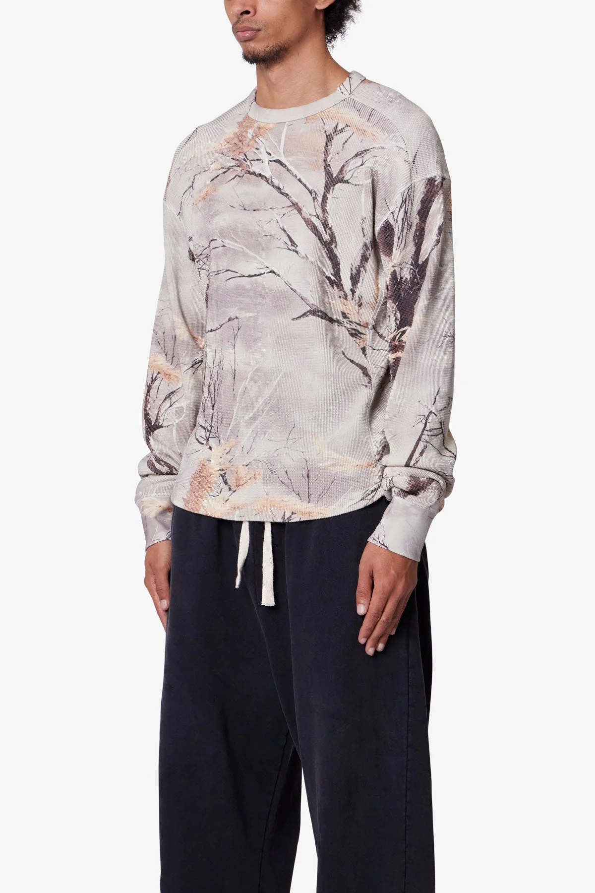 Washed Thermal L/S Tee - Snow Camo - Image 3