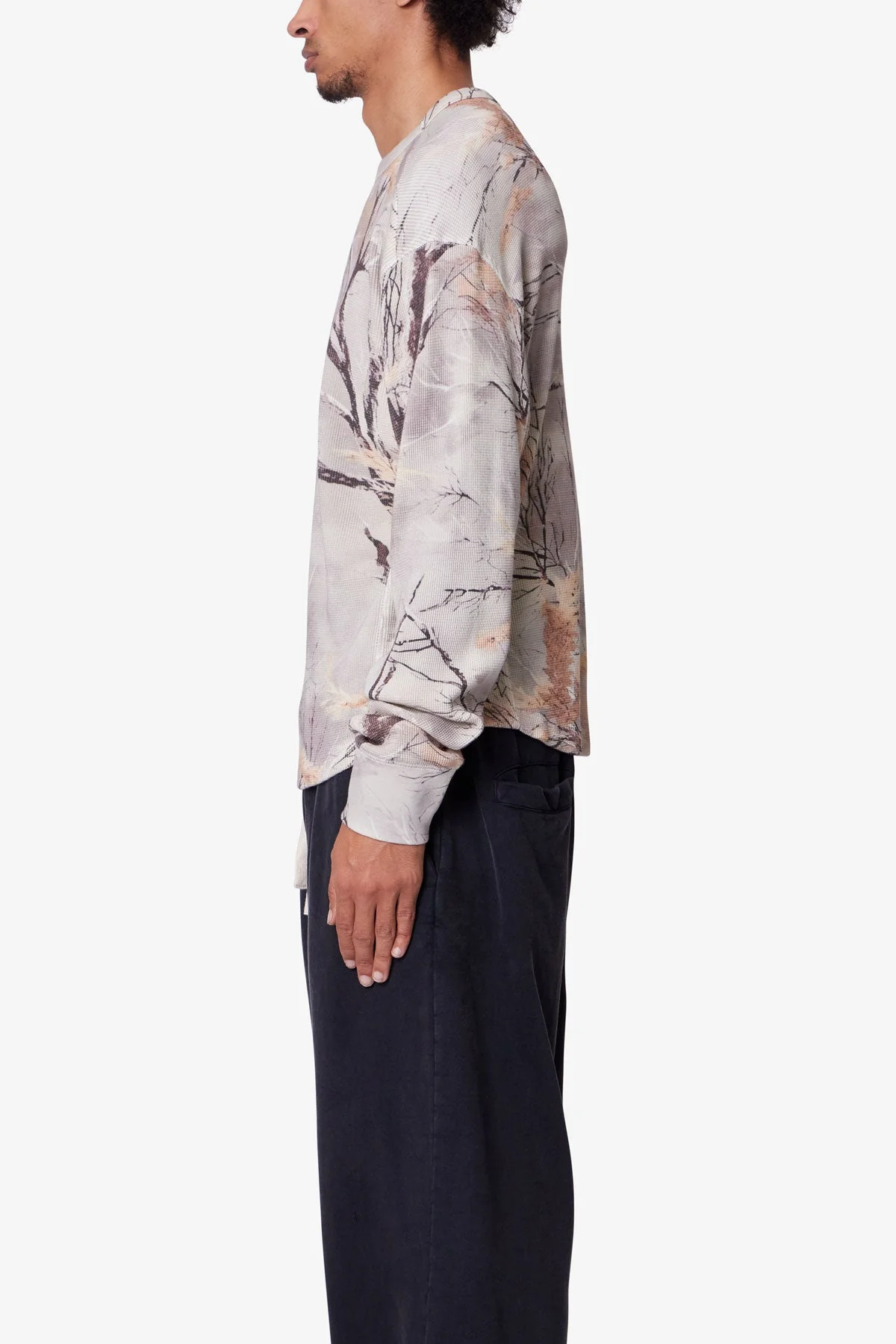 Washed Thermal L/S Tee - Snow Camo - Image 4