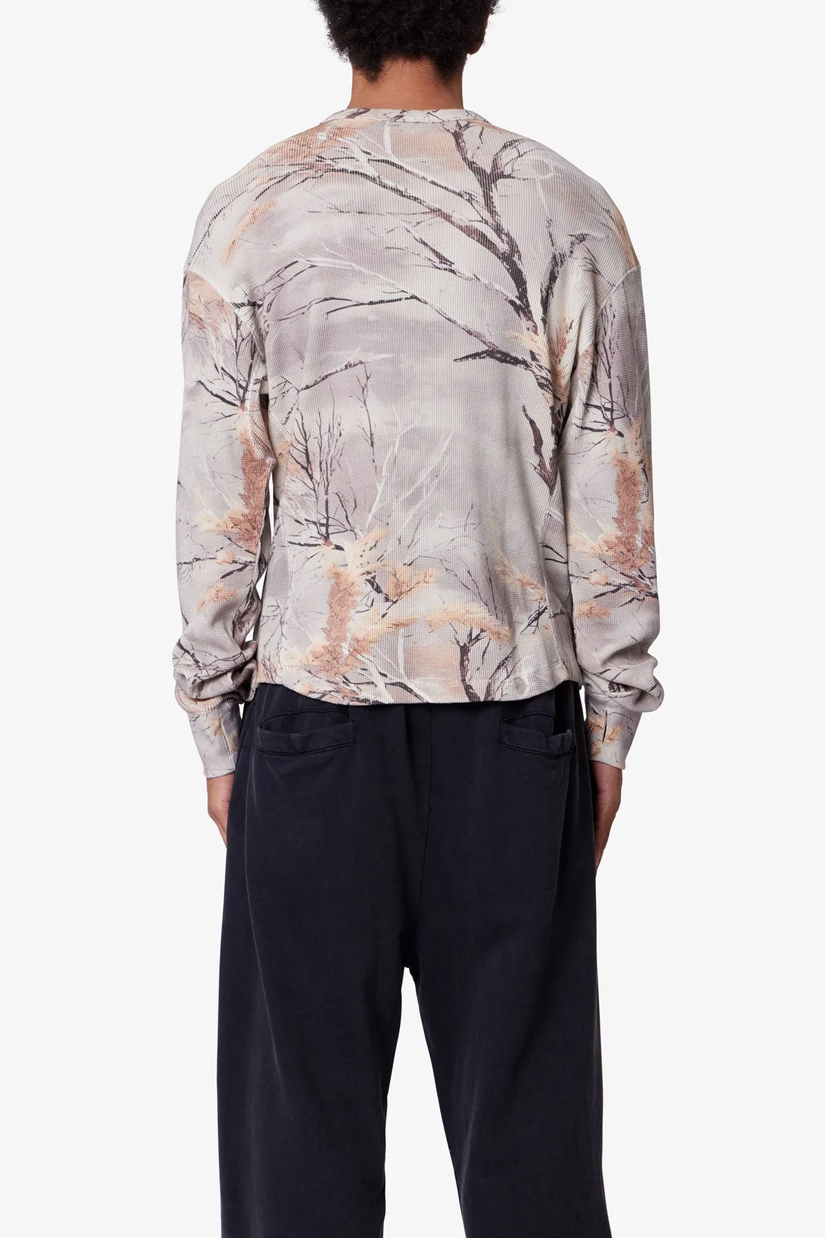Washed Thermal L/S Tee - Snow Camo - Image 5