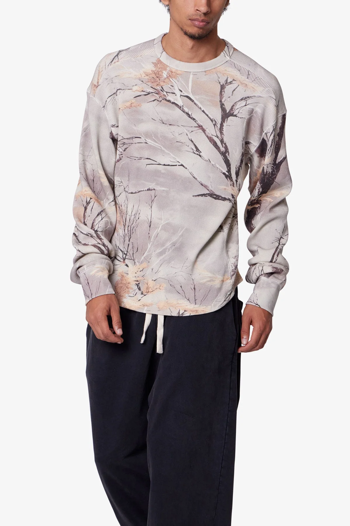 Washed Thermal L/S Tee - Snow Camo - Image 6