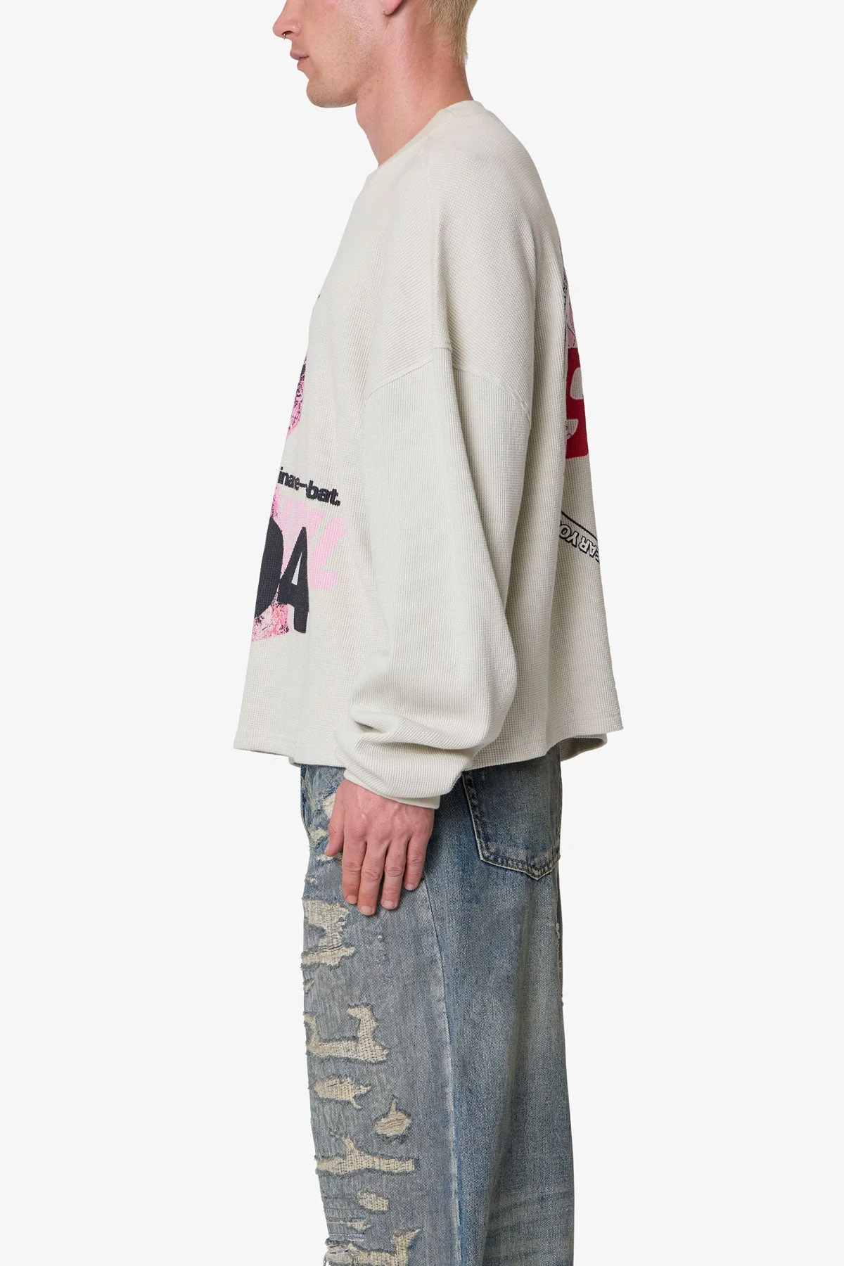 Zombie Hand Thermal Shirt - Grey - Image 4
